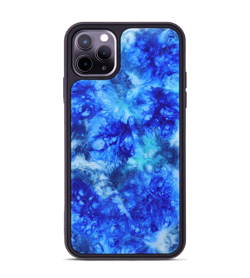 iPhone 11 Pro Max Wood+Resin Phone Case - Camila (Watercolor, 694371)