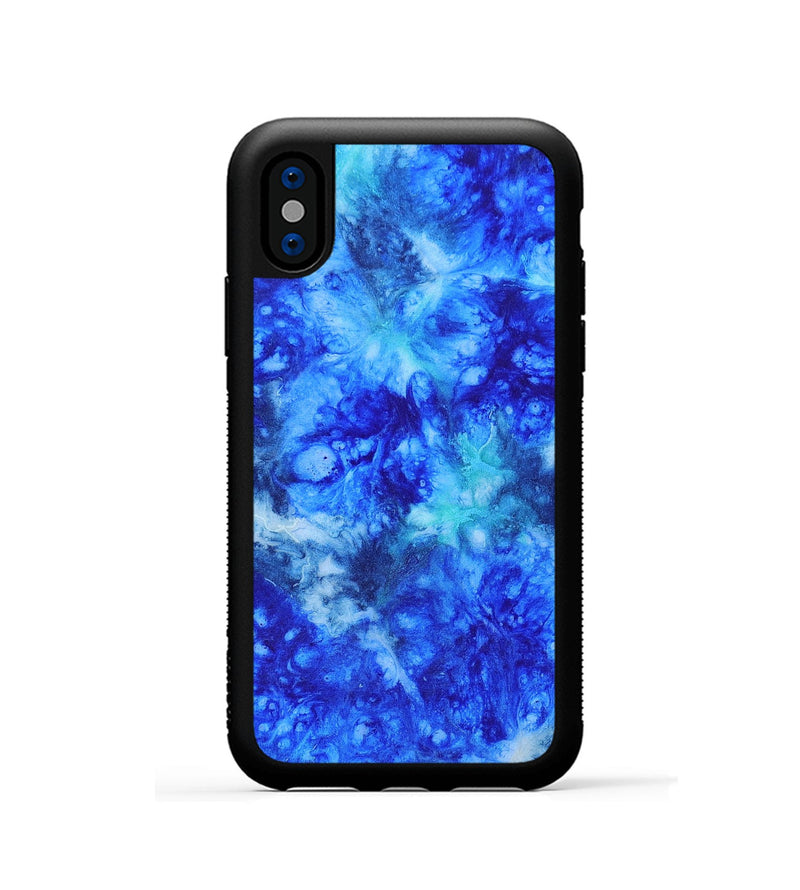 iPhone Xs Wood+Resin Phone Case - Camila (Watercolor, 694371)