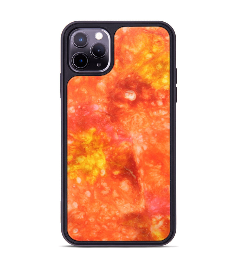 iPhone 11 Pro Max Wood+Resin Phone Case - Lamont (Watercolor, 694373)