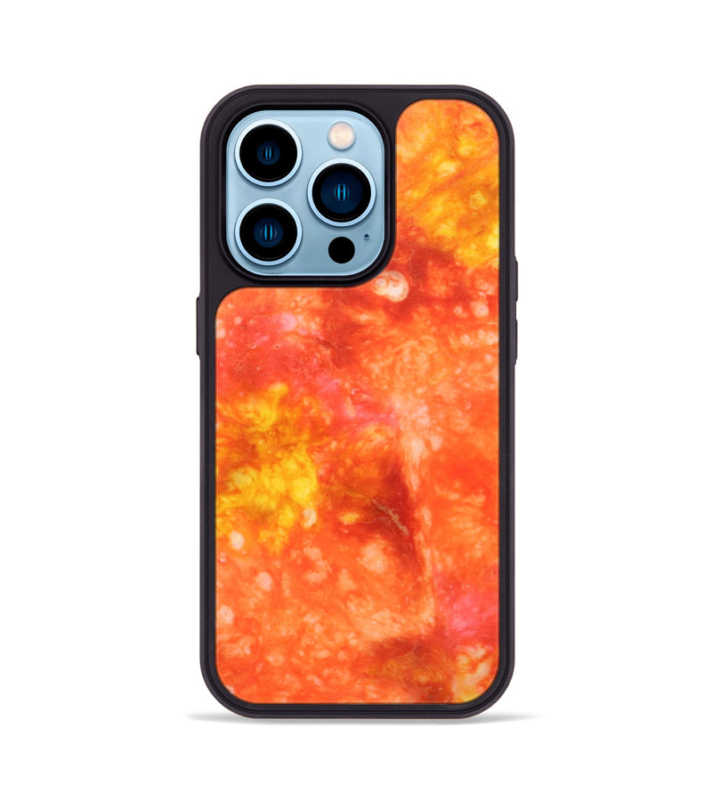 iPhone 14 Pro Wood+Resin Phone Case - Lamont (Watercolor, 694373)