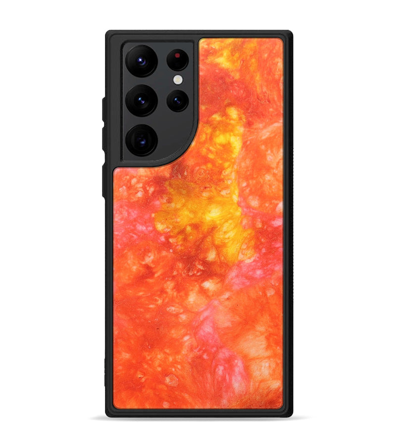 Galaxy S22 Ultra Wood+Resin Phone Case - Roman (Watercolor, 694379)