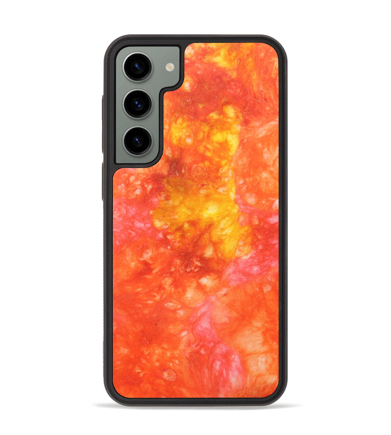 Galaxy S23 Plus Wood+Resin Phone Case - Roman (Watercolor, 694379)