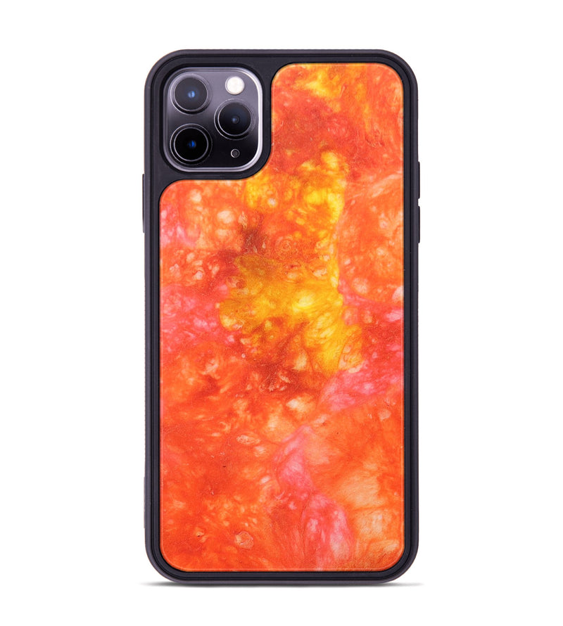 iPhone 11 Pro Max Wood+Resin Phone Case - Roman (Watercolor, 694379)