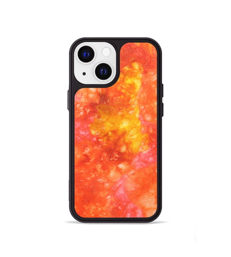 iPhone 13 mini Wood+Resin Phone Case - Roman (Watercolor, 694379)
