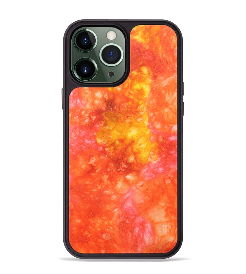 iPhone 13 Pro Max Wood+Resin Phone Case - Roman (Watercolor, 694379)