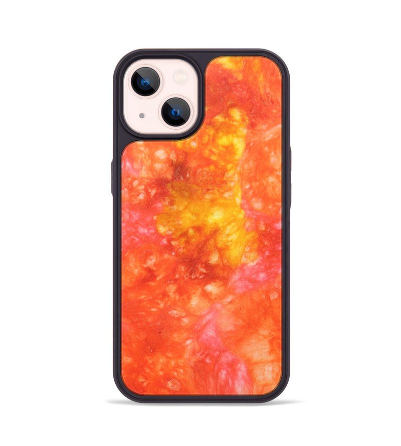 iPhone 14 Wood+Resin Phone Case - Roman (Watercolor, 694379)