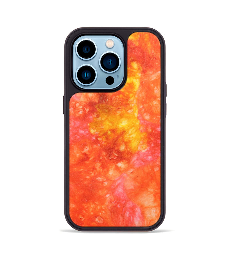 iPhone 14 Pro Wood+Resin Phone Case - Roman (Watercolor, 694379)