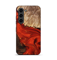 Galaxy S23 Wood+Resin Live Edge Phone Case - Kyla (Red, 694388)