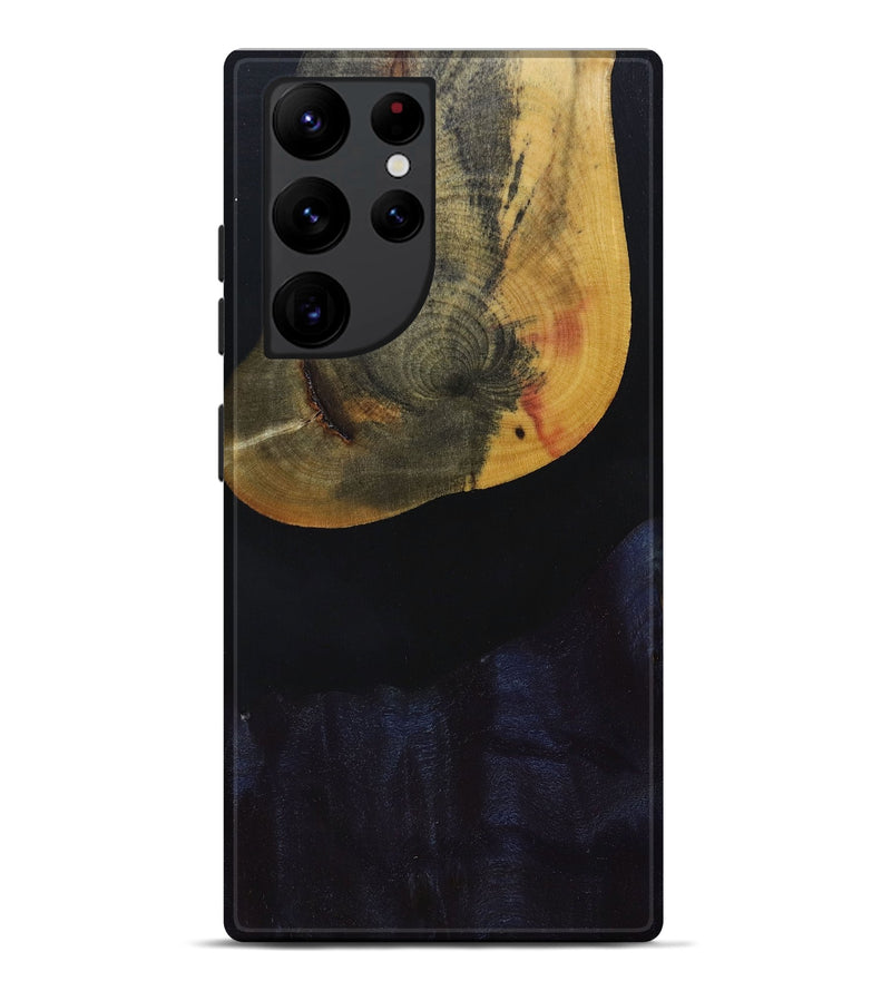 Galaxy S22 Ultra  Live Edge Phone Case - Charlotte (Pure Black, 694405)