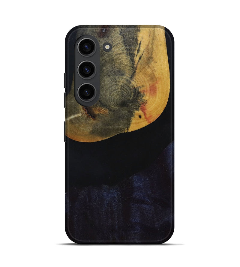 Galaxy S23  Live Edge Phone Case - Charlotte (Pure Black, 694405)