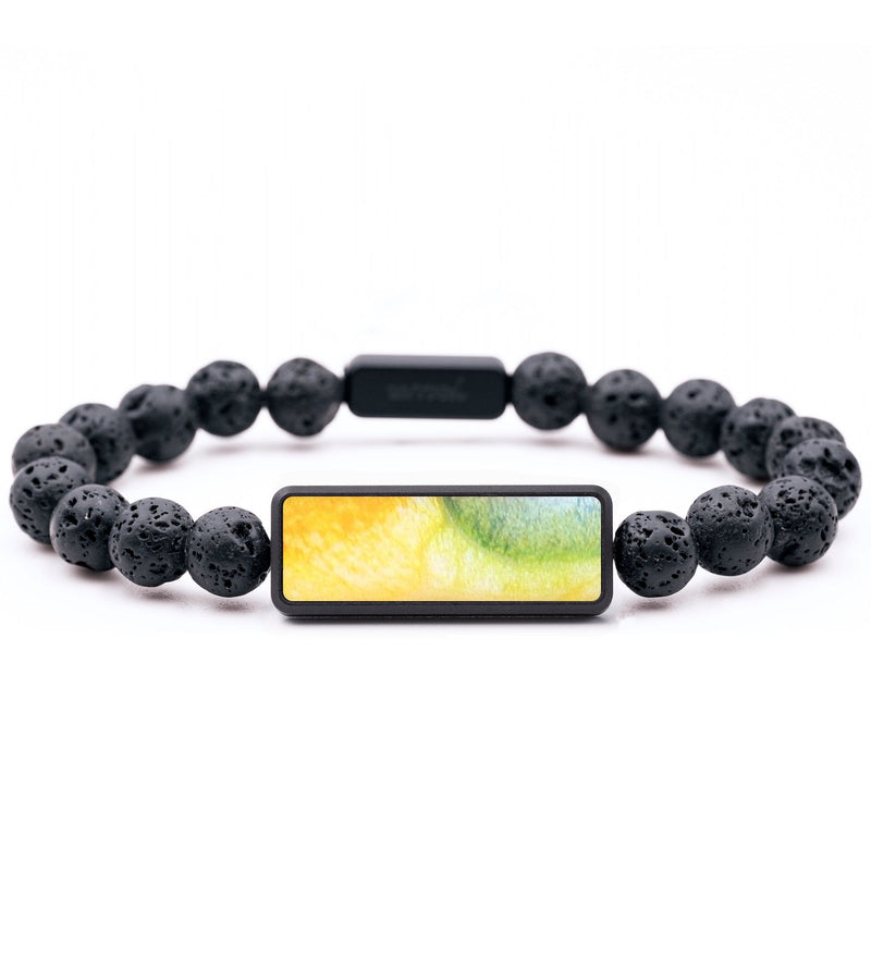 Lava Bead ResinArt Bracelet - Rachelle (Watercolor, 694470)