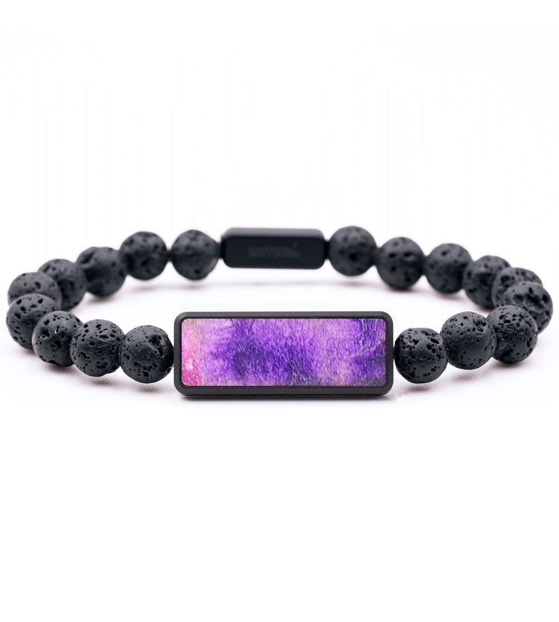 Lava Bead ResinArt Bracelet - Nadia (Watercolor, 694481)