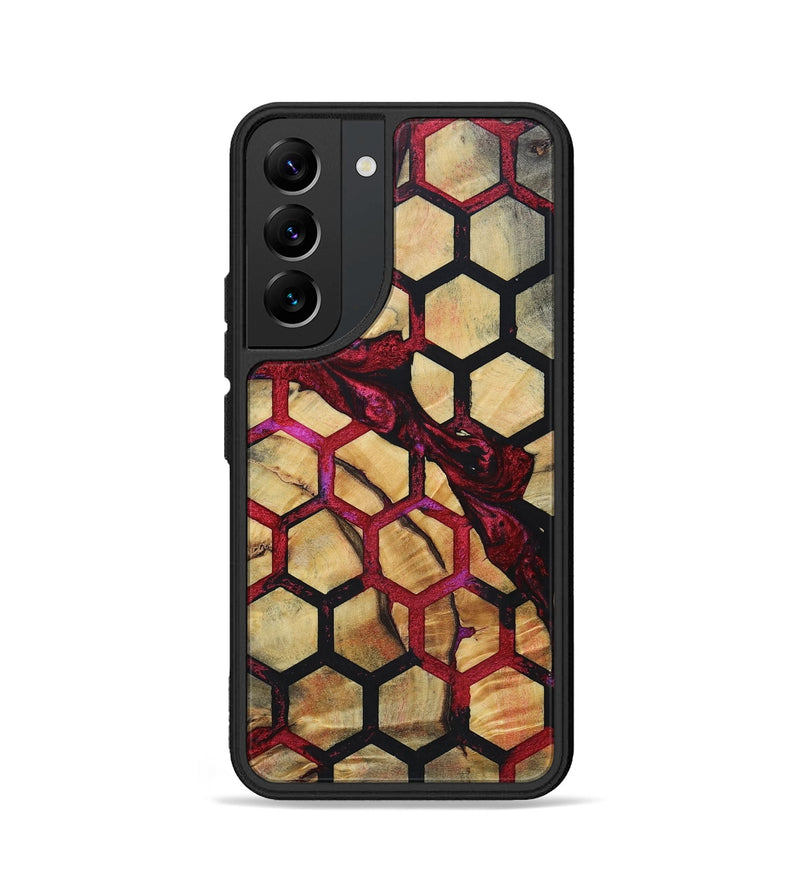 Galaxy S22 Wood+Resin Phone Case - Messiah (Pattern, 694719)