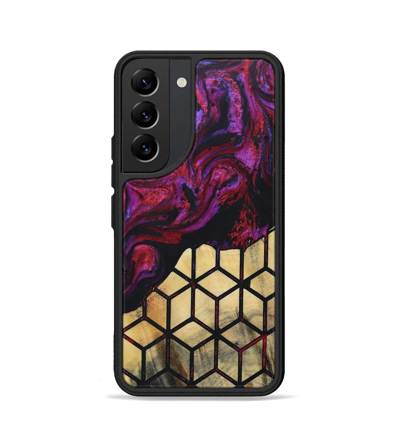 Galaxy S22 Wood+Resin Phone Case - Ericka (Pattern, 694737)