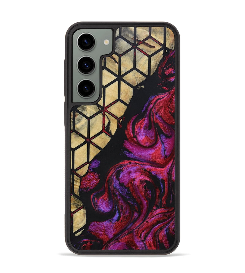 Galaxy S23 Plus Wood+Resin Phone Case - Breanna (Pattern, 694742)