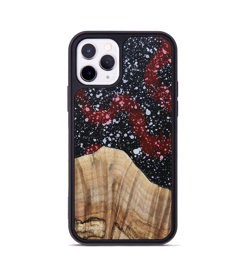 iPhone 11 Pro Wood+Resin Phone Case - Bobby (Cosmos, 694758)