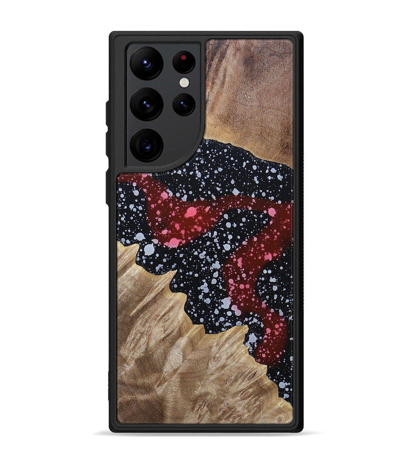 Galaxy S22 Ultra Wood+Resin Phone Case - Joan (Cosmos, 694762)