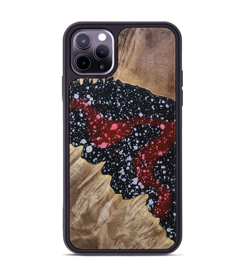 iPhone 11 Pro Max Wood+Resin Phone Case - Joan (Cosmos, 694762)