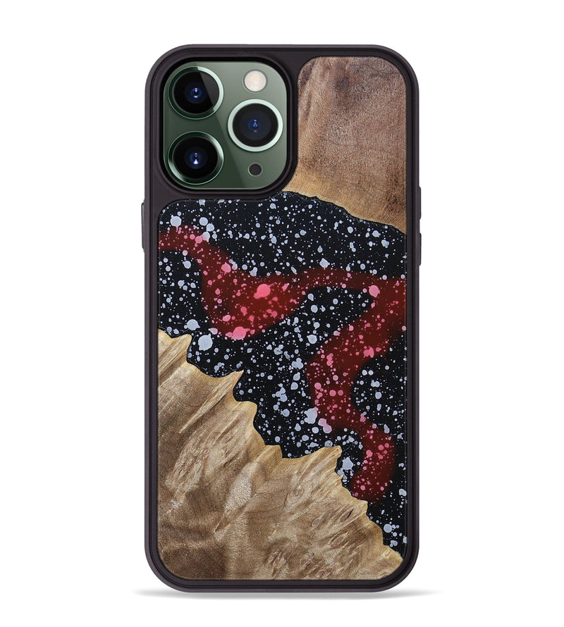 iPhone 13 Pro Max Wood+Resin Phone Case - Joan (Cosmos, 694762)