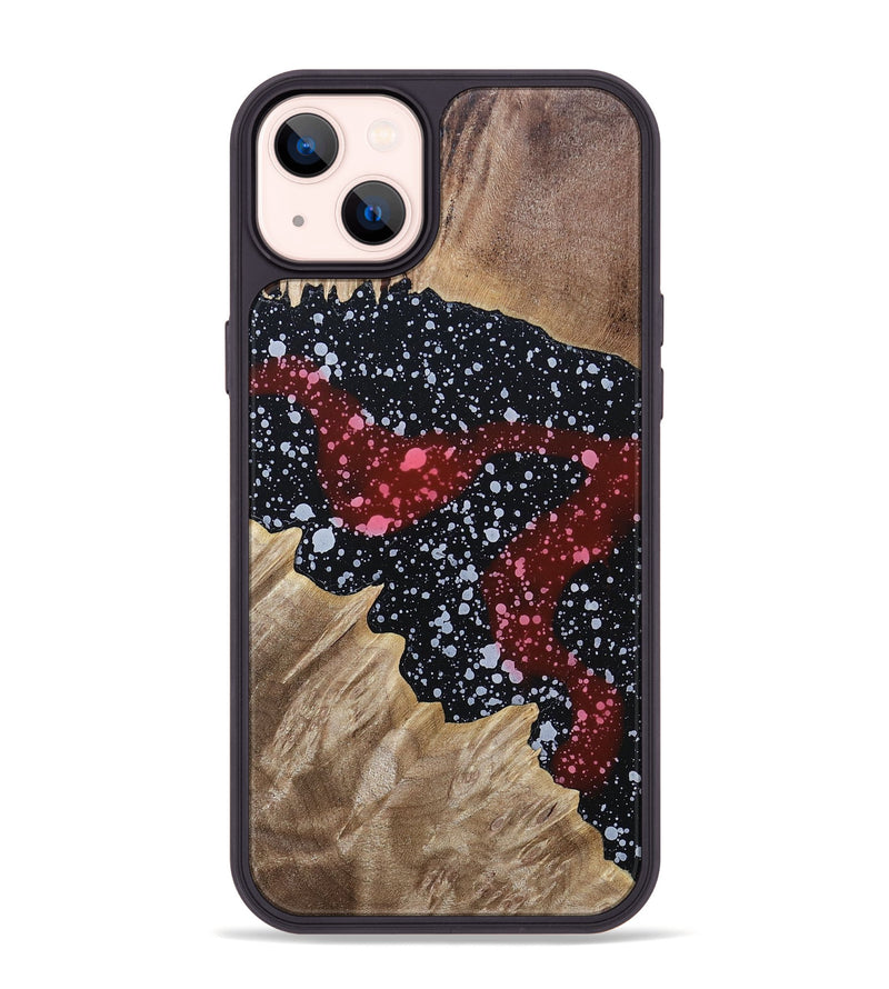 iPhone 14 Plus Wood+Resin Phone Case - Joan (Cosmos, 694762)