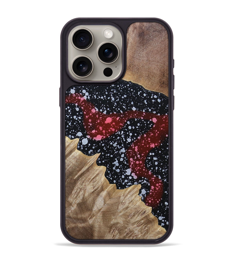 iPhone 15 Pro Max Wood+Resin Phone Case - Joan (Cosmos, 694762)