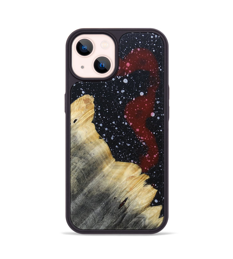 iPhone 14 Wood+Resin Phone Case - Peyton (Cosmos, 694764)