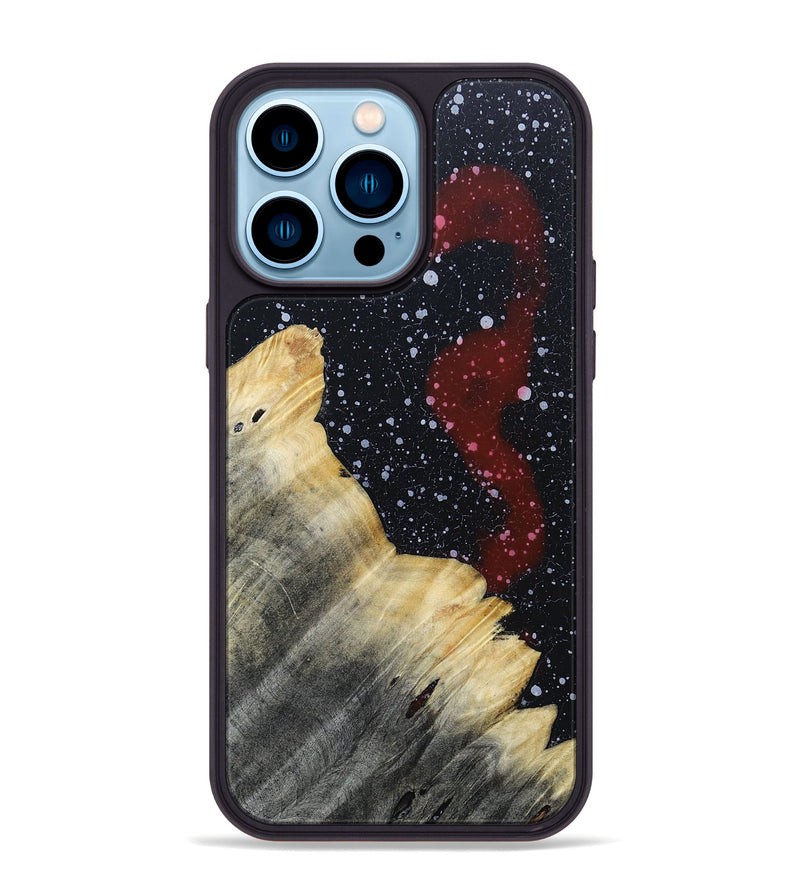 iPhone 14 Pro Max Wood+Resin Phone Case - Peyton (Cosmos, 694764)