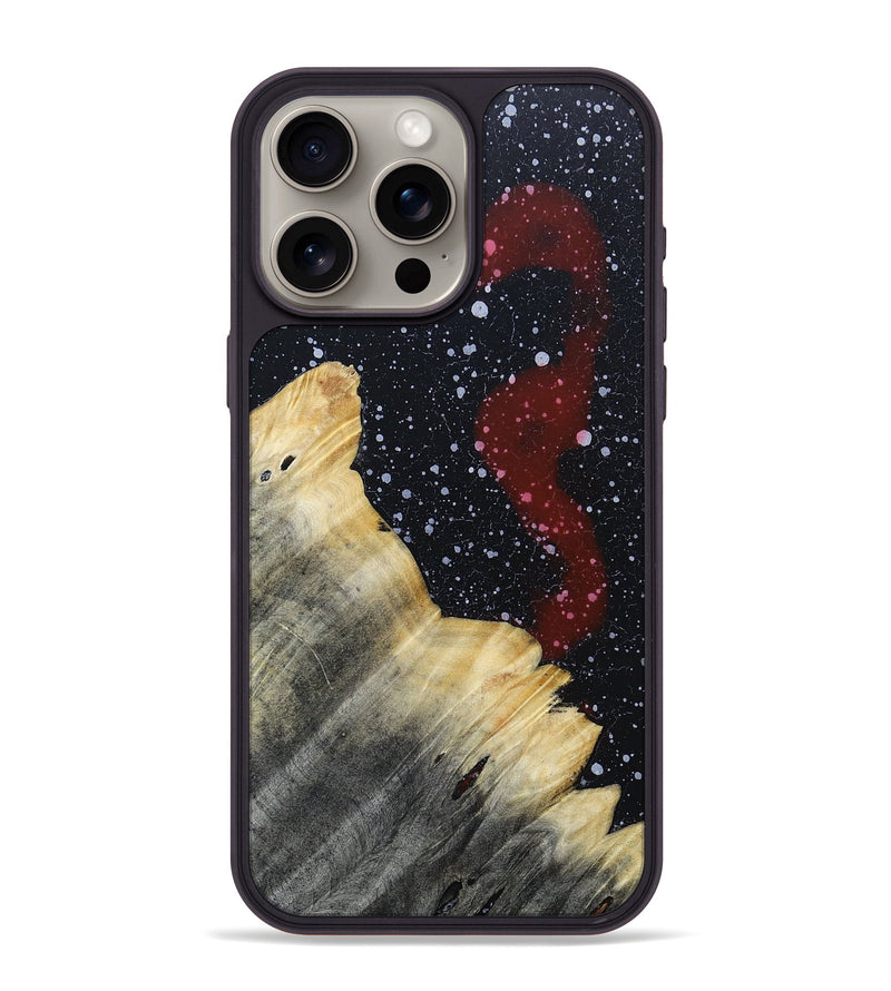 iPhone 15 Pro Max Wood+Resin Phone Case - Peyton (Cosmos, 694764)