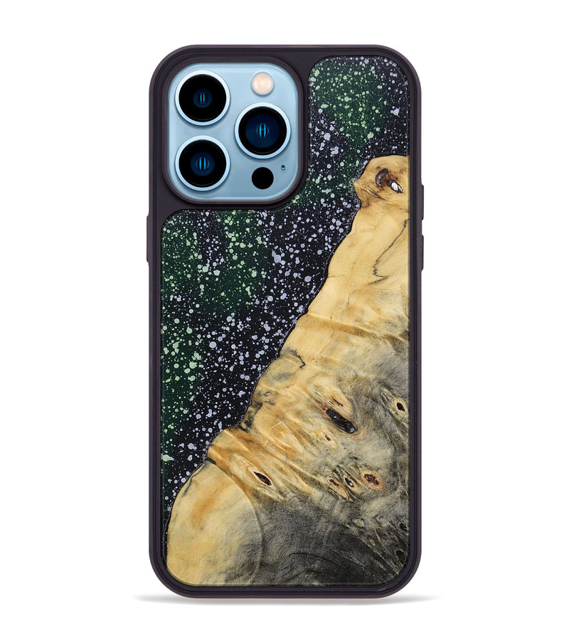 iPhone 14 Pro Max Wood+Resin Phone Case - Hudson (Cosmos, 694771)