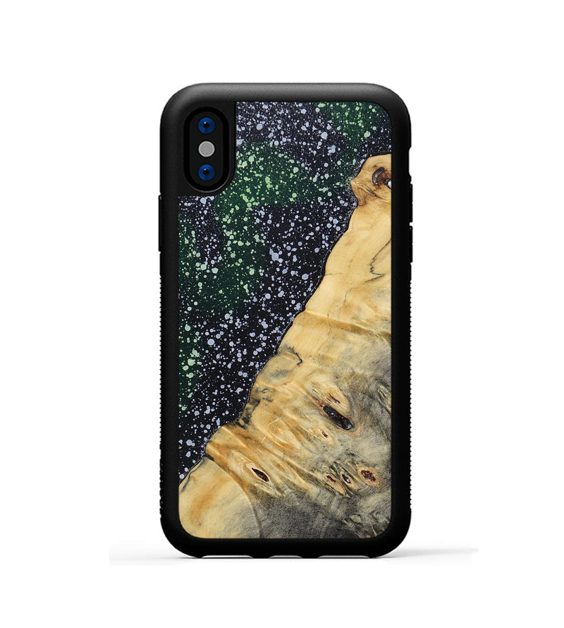iPhone Xs Wood+Resin Phone Case - Hudson (Cosmos, 694771)