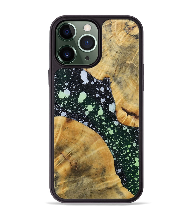 iPhone 13 Pro Max Wood+Resin Phone Case - Samara (Cosmos, 694773)
