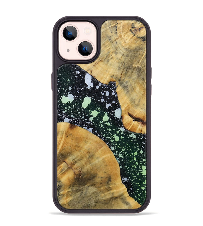 iPhone 14 Plus Wood+Resin Phone Case - Samara (Cosmos, 694773)