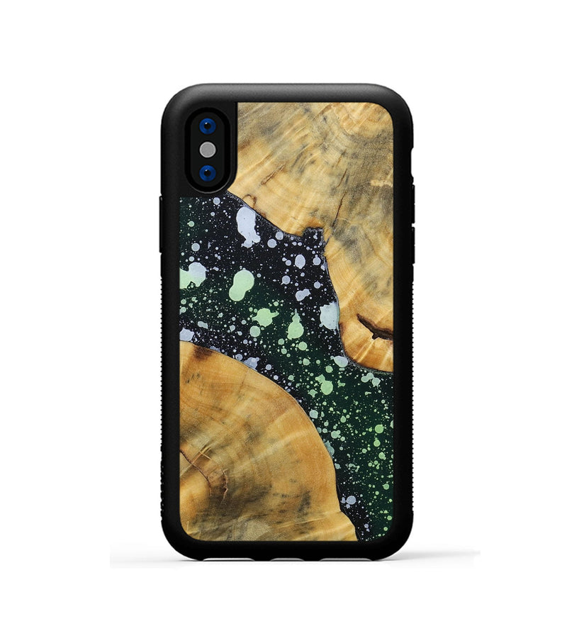 iPhone Xs Wood+Resin Phone Case - Samara (Cosmos, 694773)