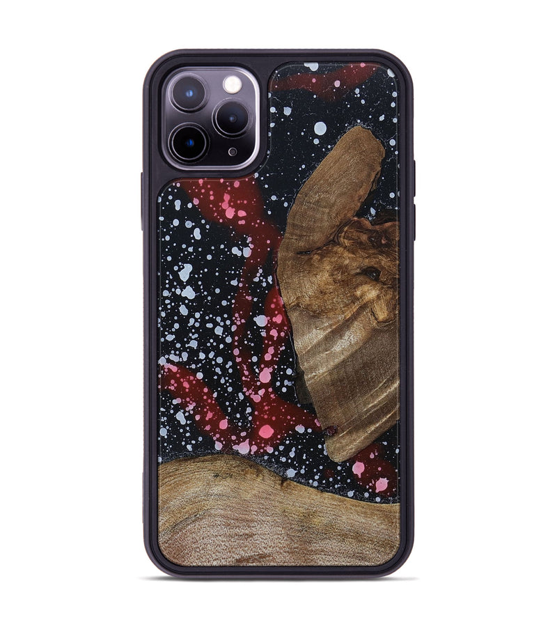 iPhone 11 Pro Max Wood+Resin Phone Case - Maxine (Cosmos, 694776)