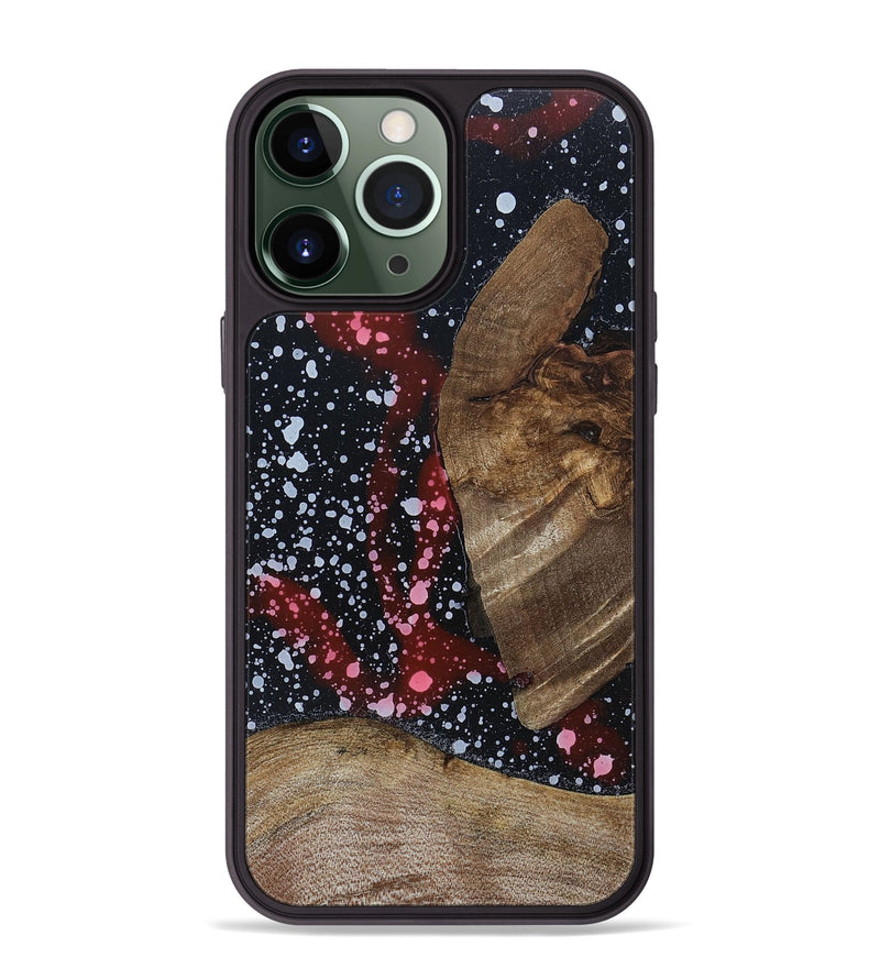 iPhone 13 Pro Max Wood+Resin Phone Case - Maxine (Cosmos, 694776)
