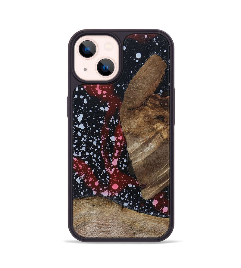 iPhone 14 Wood+Resin Phone Case - Maxine (Cosmos, 694776)
