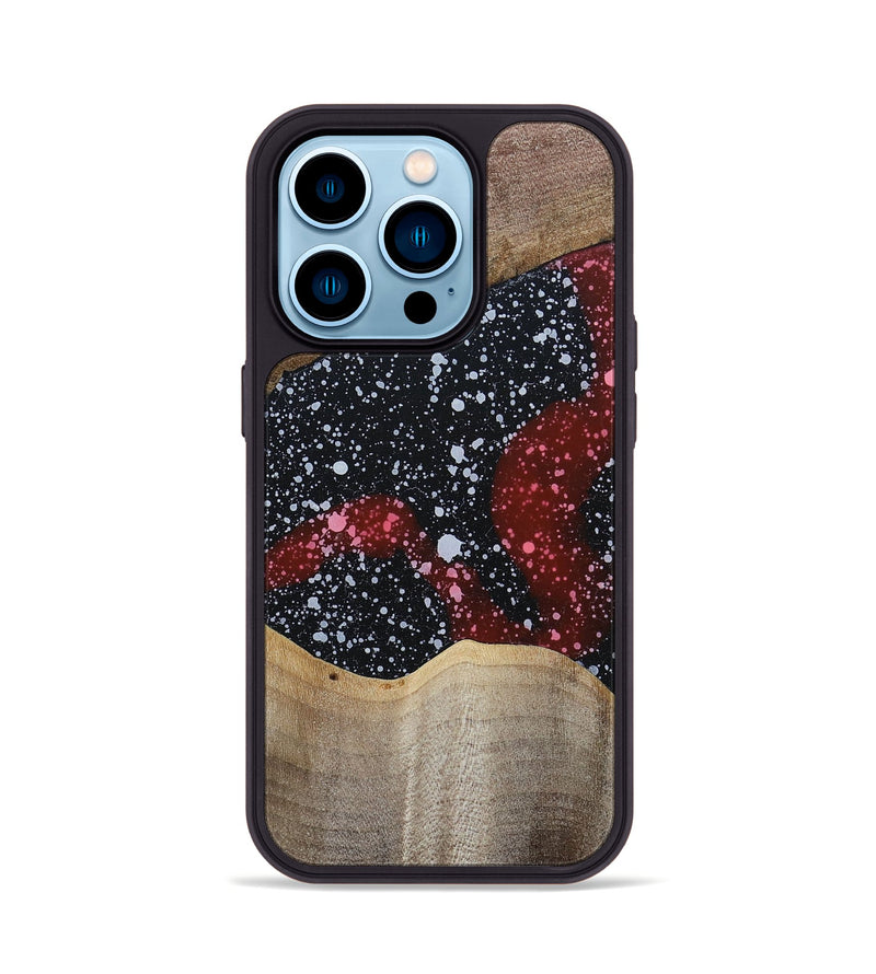 iPhone 14 Pro Wood+Resin Phone Case - Alivia (Cosmos, 694778)