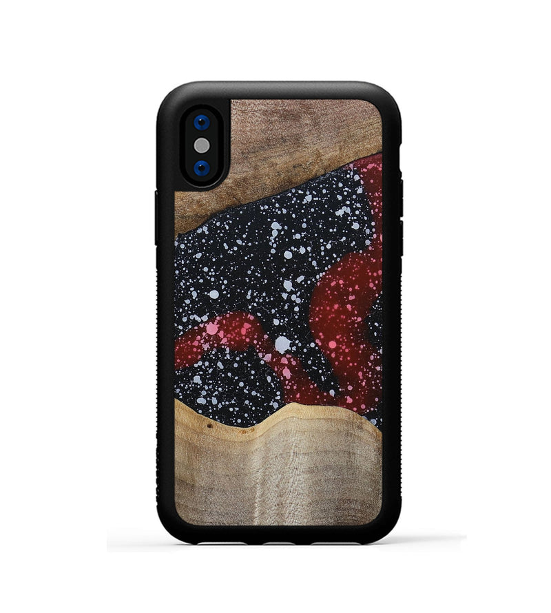 iPhone Xs Wood+Resin Phone Case - Alivia (Cosmos, 694778)