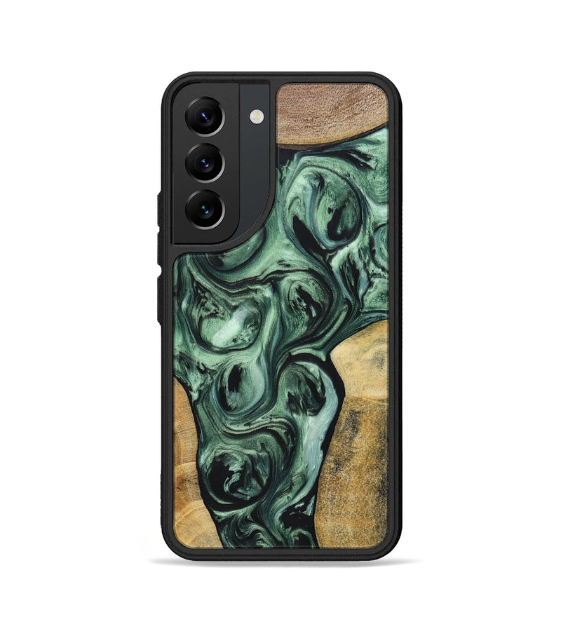Galaxy S22 Wood+Resin Phone Case - Johnny (Mosaic, 694784)