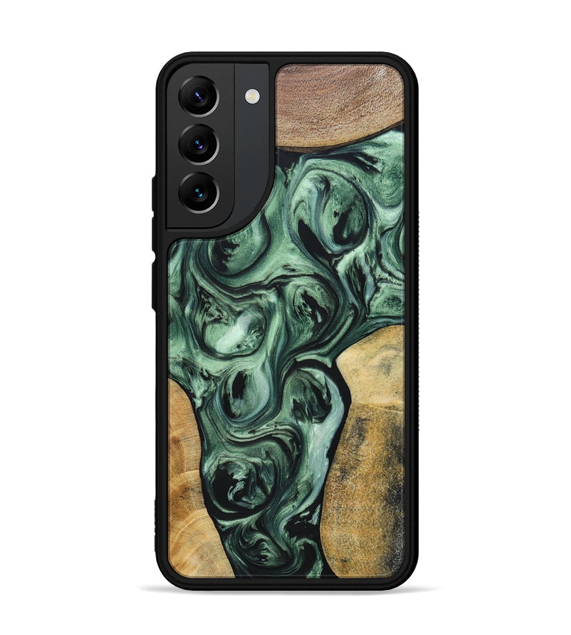 Galaxy S22 Plus Wood+Resin Phone Case - Johnny (Mosaic, 694784)