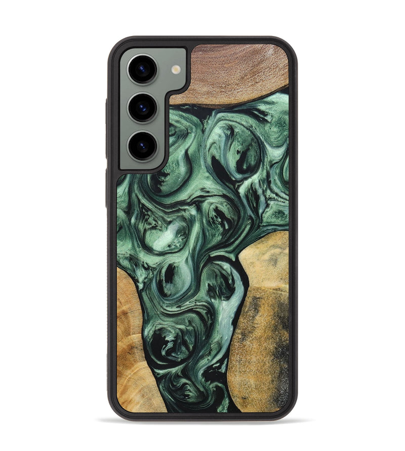 Galaxy S23 Plus Wood+Resin Phone Case - Johnny (Mosaic, 694784)