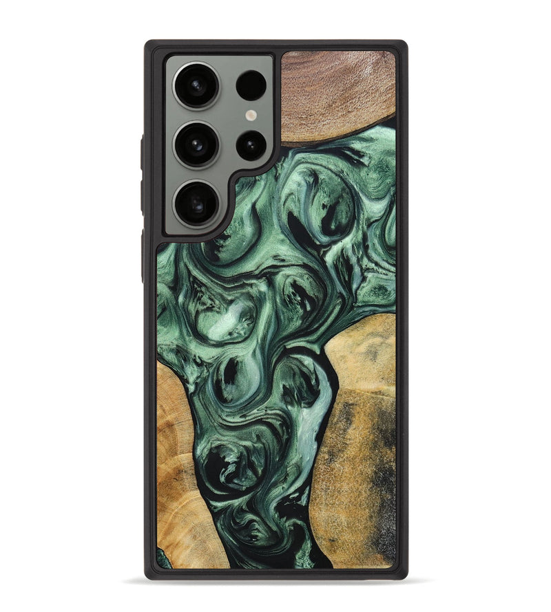Galaxy S23 Ultra Wood+Resin Phone Case - Johnny (Mosaic, 694784)