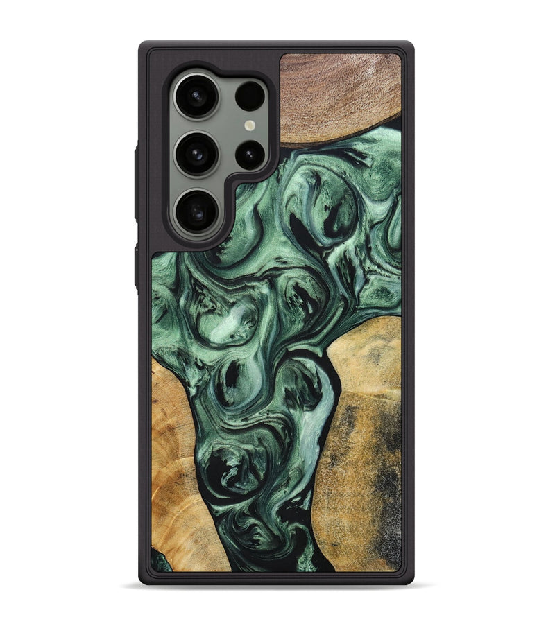 Galaxy S24 Ultra Wood+Resin Phone Case - Johnny (Mosaic, 694784)