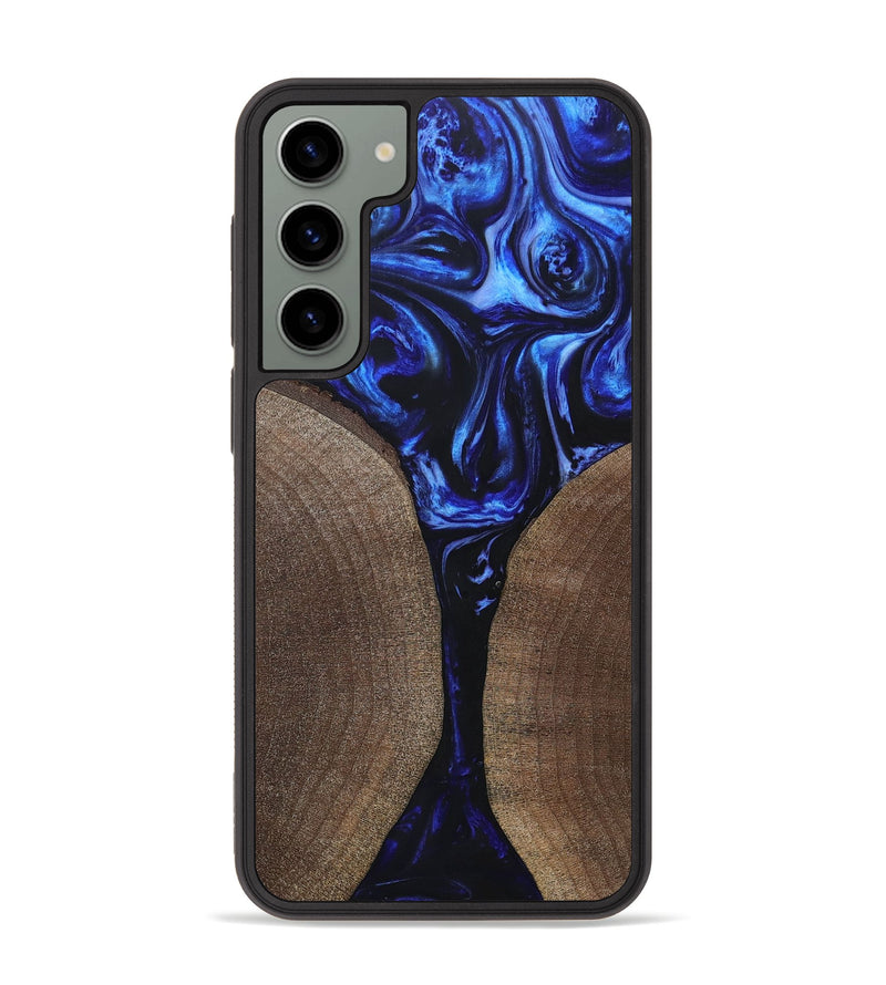Galaxy S23 Plus Wood+Resin Phone Case - Reid (Blue, 694869)