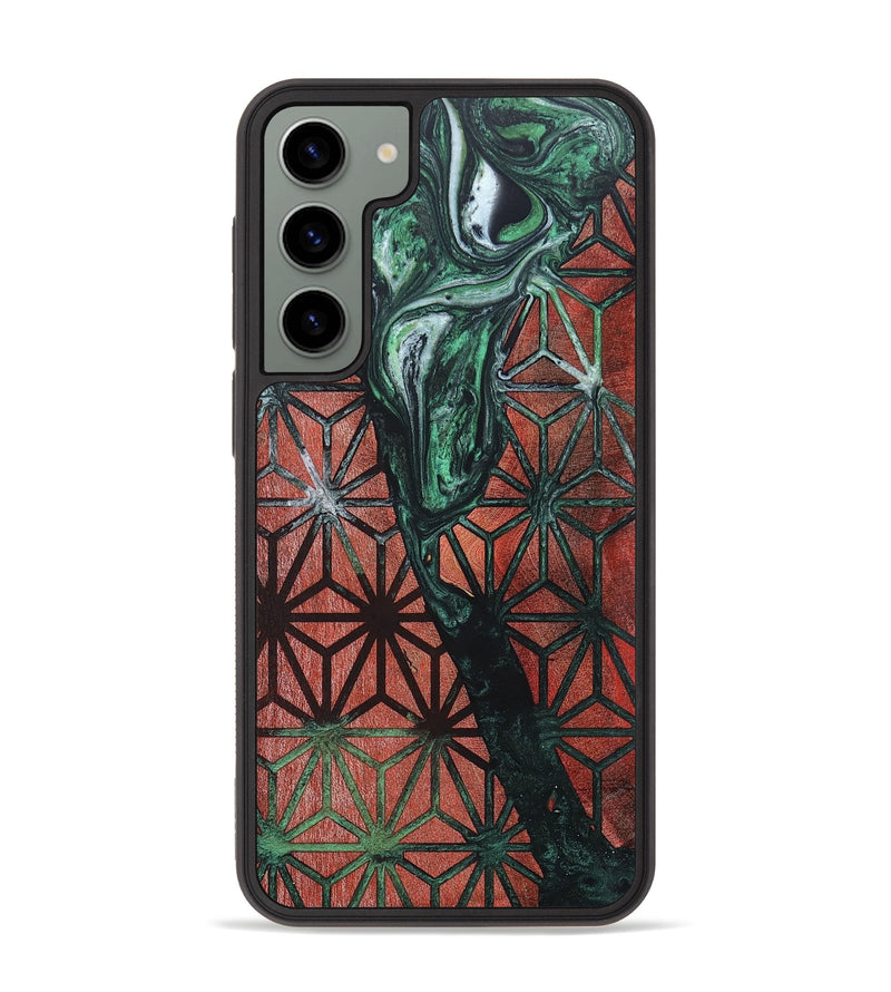 Galaxy S23 Plus Wood+Resin Phone Case - Chase (Pattern, 694918)