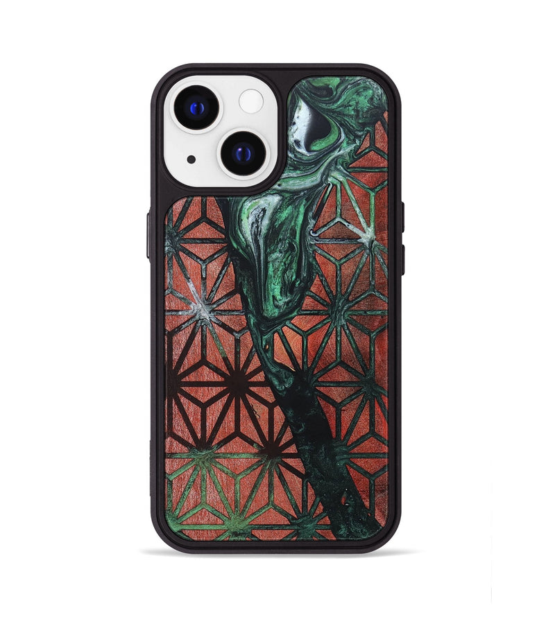 iPhone 13 Wood+Resin Phone Case - Chase (Pattern, 694918)