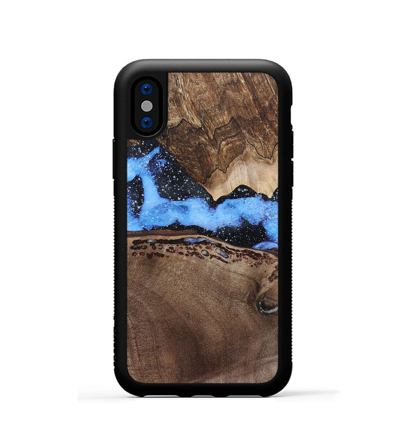 iPhone Xs Wood+Resin Phone Case - Omar (Cosmos, 694934)