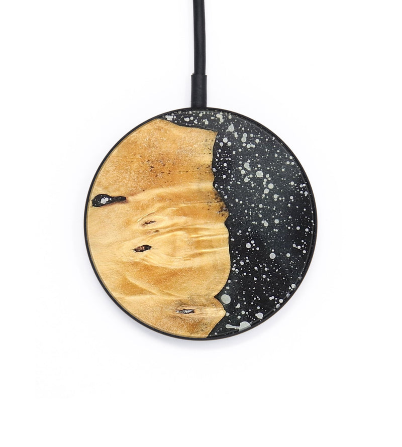 Circle Wood+Resin Wireless Charger - Bruce (Cosmos, 694987)