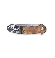 EDC Wood+Resin Pocket Knife - Margaret (Black & White, 694999)