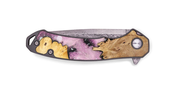 EDC Wood+Resin Pocket Knife - Belinda (Cosmos, 695007)